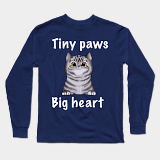 Tiny Paws Big Heart Long Sleeve T-Shirt